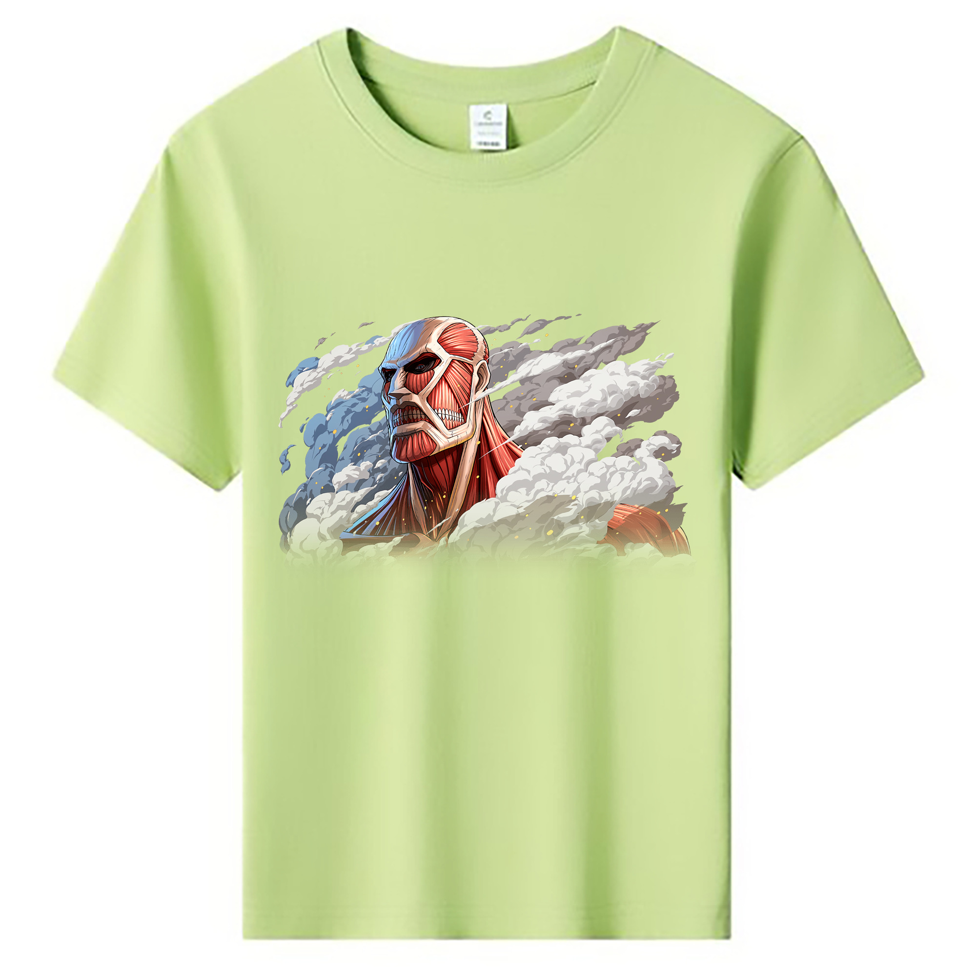 （画像用） 進撃の巨人 Attack on Titan 綿100％キッズTシャツ（フロントプリント）